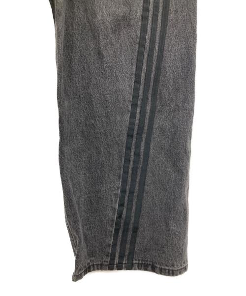 adidas（アディダス）adidas (アディダス) シーズン3 ルーズフィット デニムパンツ ブラック サイズ:86cm (W34)の古着・服飾アイテム