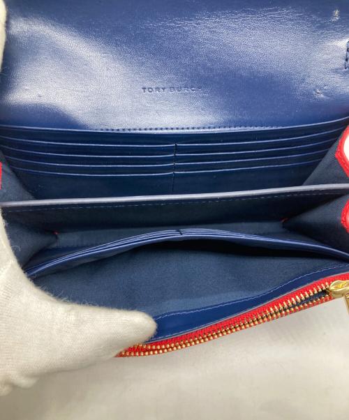 TORY BURCH（トリーバーチ）TORY BURCH (トリーバーチ) チェーンウォレットショルダーバッグ レッドの古着・服飾アイテム