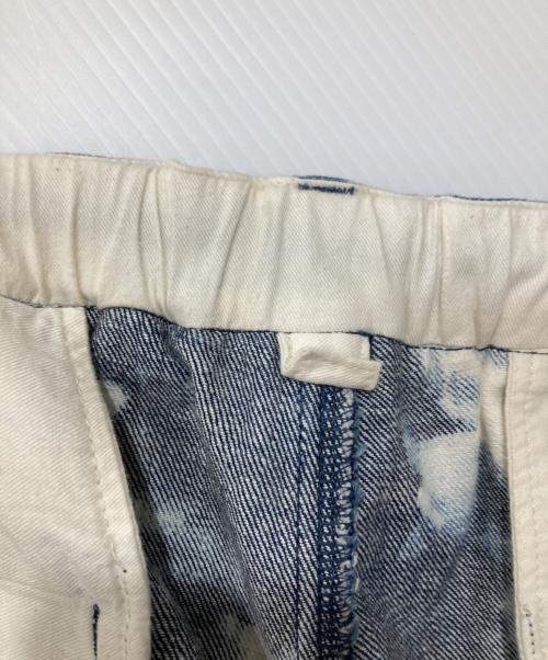 BLUE BLUE（ブルーブルー）BLUE BLUE (ブルーブルー) ペイントデニムパンツ ネイビー サイズ:3の古着・服飾アイテム