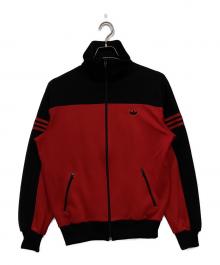adidas（アディダス）の古着「トラックジャケット」｜レッド