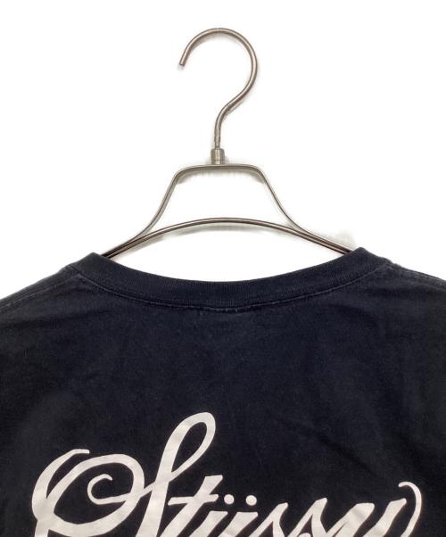 stussy（ステューシー）stussy (ステューシー) プリントTシャツ ブラック サイズ:Lの古着・服飾アイテム
