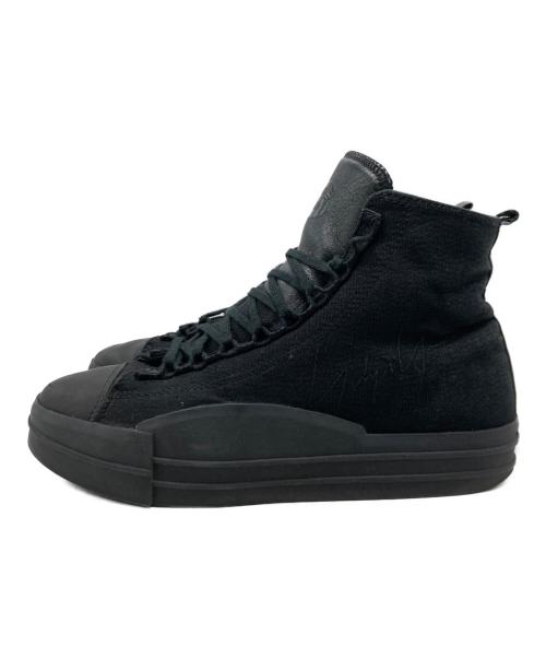 Y-3（ワイスリー）Y-3 (ワイスリー) ロゴハイカットスニーカー ブラック サイズ:23.5㎝の古着・服飾アイテム