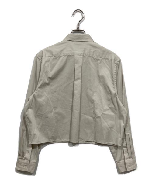 Gymphlex（ジムフレックス）Gymphlex (ジムフレックス) ショートボタンダウンシャツ グレー サイズ:Mの古着・服飾アイテム