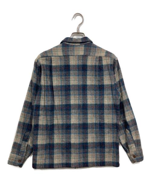 PENDLETON（ペンドルトン）PENDLETON (ペンドルトン) ボードシャツ / チェックネルシャツ ブルー サイズ:Mの古着・服飾アイテム