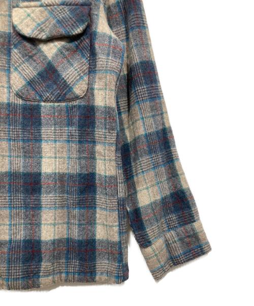 PENDLETON（ペンドルトン）PENDLETON (ペンドルトン) ボードシャツ / チェックネルシャツ ブルー サイズ:Mの古着・服飾アイテム
