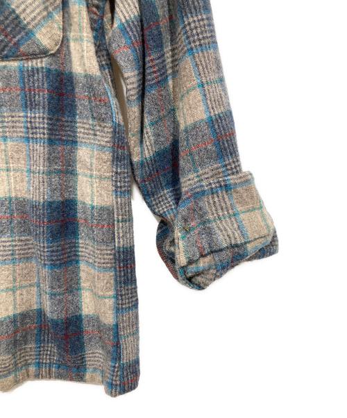 PENDLETON（ペンドルトン）PENDLETON (ペンドルトン) ボードシャツ / チェックネルシャツ ブルー サイズ:Mの古着・服飾アイテム