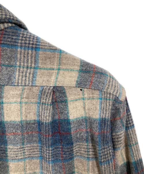 PENDLETON（ペンドルトン）PENDLETON (ペンドルトン) ボードシャツ / チェックネルシャツ ブルー サイズ:Mの古着・服飾アイテム