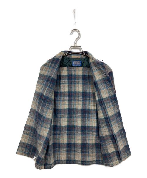 PENDLETON（ペンドルトン）PENDLETON (ペンドルトン) ボードシャツ / チェックネルシャツ ブルー サイズ:Mの古着・服飾アイテム