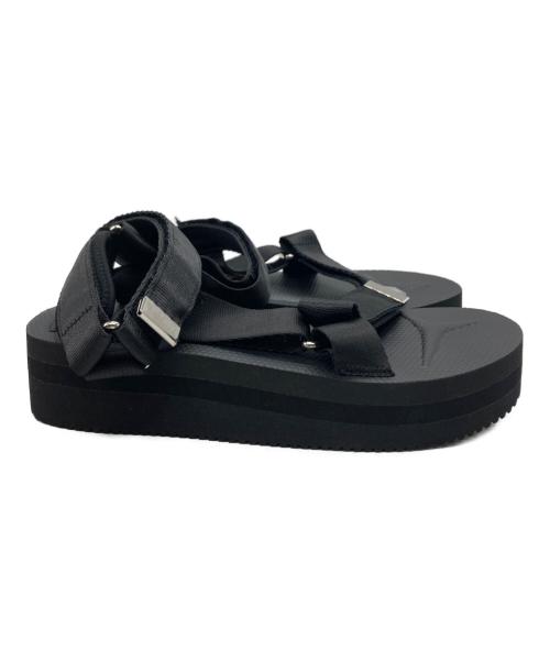 suicoke（スイコック）suicoke (スイコック) グログランサンダル ブラック サイズ:24の古着・服飾アイテム