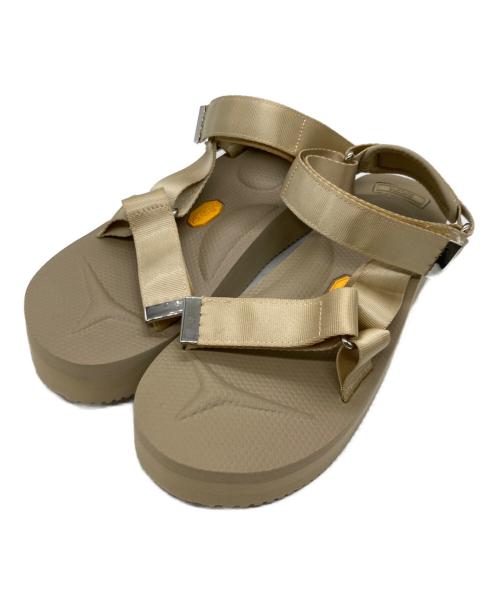suicoke（スイコック）suicoke (スイコック) グログランサンダル ベージュ サイズ:24.0cmの古着・服飾アイテム