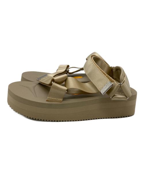 suicoke（スイコック）suicoke (スイコック) グログランサンダル ベージュ サイズ:24.0cmの古着・服飾アイテム