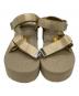 中古・古着 suicoke (スイコック) グログランサンダル ベージュ サイズ:24.0cm：6000円