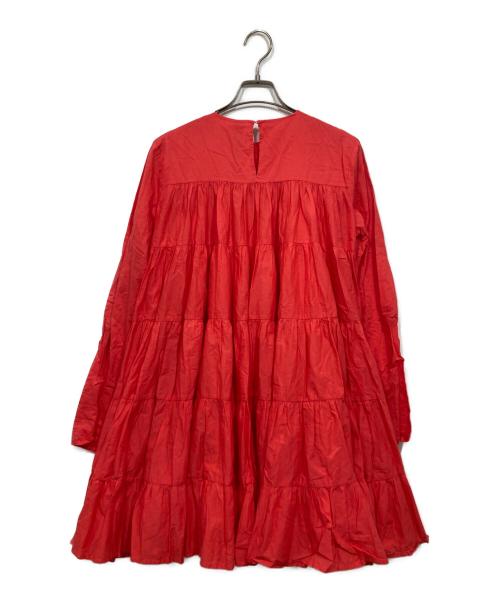 merlette（マーレット）merlette (マーレット) TOMORROW LAND別注 ティアードワンピース / SOLIMAN レッド サイズ:XSの古着・服飾アイテム