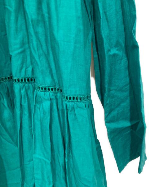 merlette（マーレット）merlette (マーレット) ティアードワンピース / MAIDA グリーン サイズ:sの古着・服飾アイテム