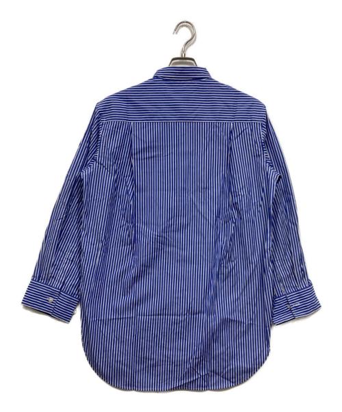Spick and Span（スピック＆スパン）Spick and Span (スピック＆スパン) タイプライターロングストライプシャツ ブルー サイズ:記載なしの古着・服飾アイテム