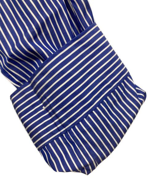 Spick and Span（スピック＆スパン）Spick and Span (スピック＆スパン) タイプライターロングストライプシャツ ブルー サイズ:記載なしの古着・服飾アイテム