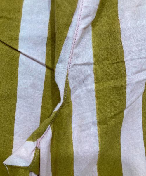 Ron Herman（ロンハーマン）Ron Herman (ロンハーマン) SZ Blockprints (エスゼットブロックプリント) ストライプパンツ / RH DRAWSTRING PANT ブラウン×ピンク サイズ:Mの古着・服飾アイテム