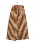 Ron Herman (ロンハーマン) SZ Blockprints (エスゼットブロックプリント) ストライプパンツ / RH DRAWSTRING PANT ブラウン×ピンク サイズ:M：8000円