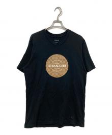 COACH（コーチ）の古着「サークルロゴプリントTEE」｜ブラック