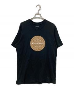 中古・古着通販】CELINE (セリーヌ) ロゴ スタッズTシャツ ブラック