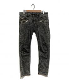 DIESEL（ディーゼル）の古着「デニムパンツ」｜ブラック
