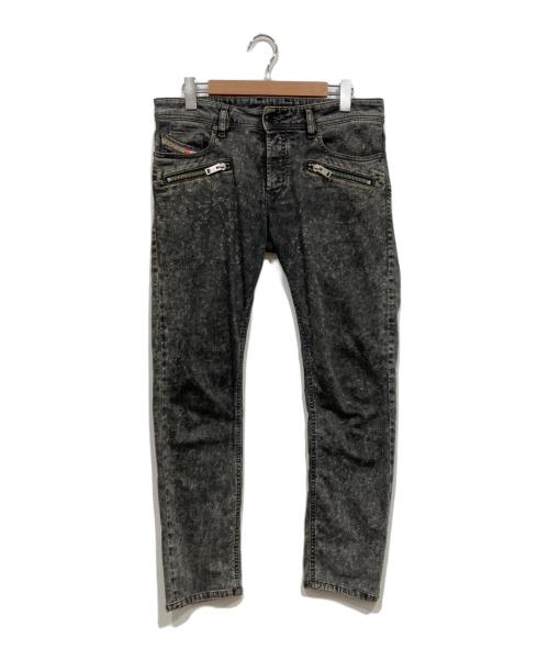 DIESEL（ディーゼル）DIESEL (ディーゼル) デニムパンツ ブラック サイズ: 78.5cm (W31)の古着・服飾アイテム