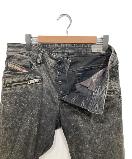 DIESEL（ディーゼル）DIESEL (ディーゼル) デニムパンツ ブラック サイズ: 78.5cm (W31)の古着・服飾アイテム
