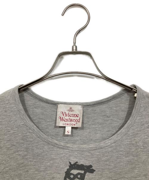 Vivienne Westwood（ヴィヴィアンウエストウッド）Vivienne Westwood (ヴィヴィアンウエストウッド) ロングスリーブカットソー グレー サイズ:Sの古着・服飾アイテム