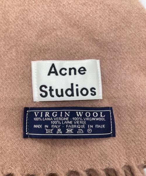 Acne studios（アクネ ストゥディオズ）Acne studios (アクネ ストゥディオズ) VIRGIN WOOL マフラー ベージュの古着・服飾アイテム