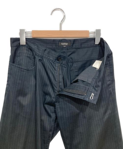 BURBERRY BLACK LABEL（バーバリーブラックレーベル）BURBERRY BLACK LABEL (バーバリーブラックレーベル) ストライプパンツ ネイビー サイズ:SIZE 79の古着・服飾アイテム