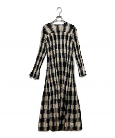 中古・古着通販】CLANE (クラネ) シャーリングロングワンピース