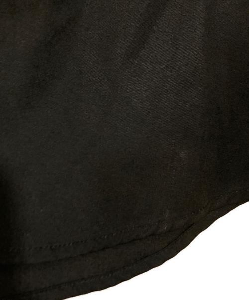 BURBERRY（バーバリー）BURBERRY (バーバリー) ロゴ刺繍シャツ ブラック サイズ:Ｍの古着・服飾アイテム