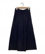 COGTHEBIGSMOKEコグザビッグスモーク）の古着「セミフレアスカート / HALO SEMI-FLARE SKIRT」｜ネイビー