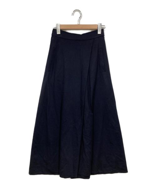 COGTHEBIGSMOKE（コグザビッグスモーク）COGTHEBIGSMOKE (コグザビッグスモーク) セミフレアスカート / HALO SEMI-FLARE SKIRT ネイビー サイズ:freeの古着・服飾アイテム