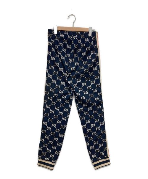 GUCCI（グッチ）GUCCI (グッチ) GGジャガードジョグトラックパンツ ネイビー サイズ:Sの古着・服飾アイテム