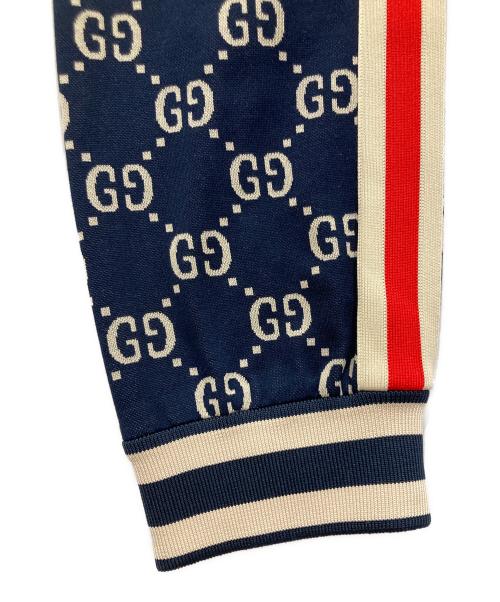 GUCCI（グッチ）GUCCI (グッチ) GGジャガードジョグトラックパンツ ネイビー サイズ:Sの古着・服飾アイテム