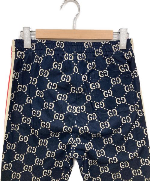 GUCCI（グッチ）GUCCI (グッチ) GGジャガードジョグトラックパンツ ネイビー サイズ:Sの古着・服飾アイテム