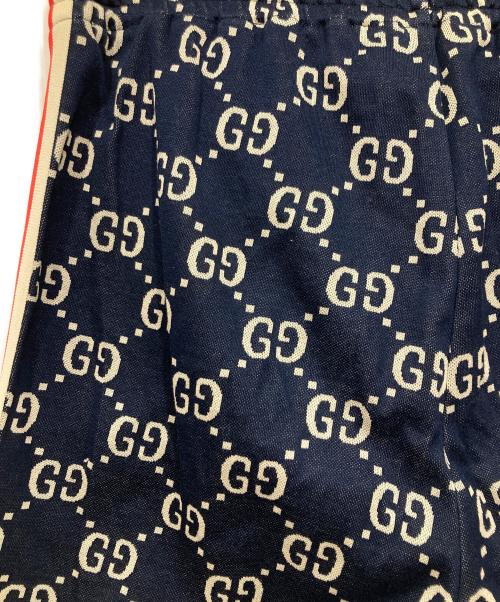 GUCCI（グッチ）GUCCI (グッチ) GGジャガードジョグトラックパンツ ネイビー サイズ:Sの古着・服飾アイテム