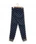 GUCCI (グッチ) GGジャガードジョグトラックパンツ ネイビー サイズ:S：35000円