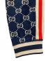 中古・古着 GUCCI (グッチ) GGジャガードジョグトラックパンツ ネイビー サイズ:S：35000円
