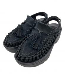 KEEN（キーン）の古着「ユニーク ピーエルティ-タッセル」｜ブラック