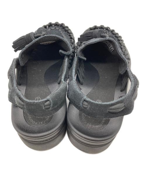 KEEN（キーン）KEEN (キーン) ユニーク ピーエルティ-タッセル ブラック サイズ:24.0cmの古着・服飾アイテム
