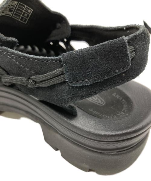 KEEN（キーン）KEEN (キーン) ユニーク ピーエルティ-タッセル ブラック サイズ:24.0cmの古着・服飾アイテム