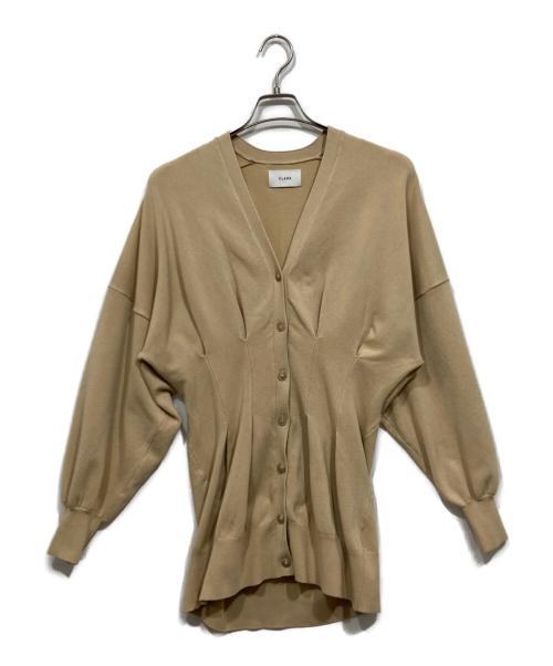 CLANE（クラネ）CLANE (クラネ) シェープラインカーディガン ベージュ サイズ:1の古着・服飾アイテム