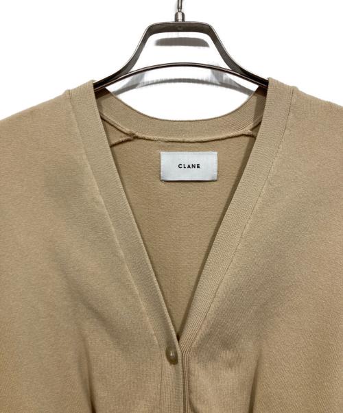 CLANE（クラネ）CLANE (クラネ) シェープラインカーディガン ベージュ サイズ:1の古着・服飾アイテム