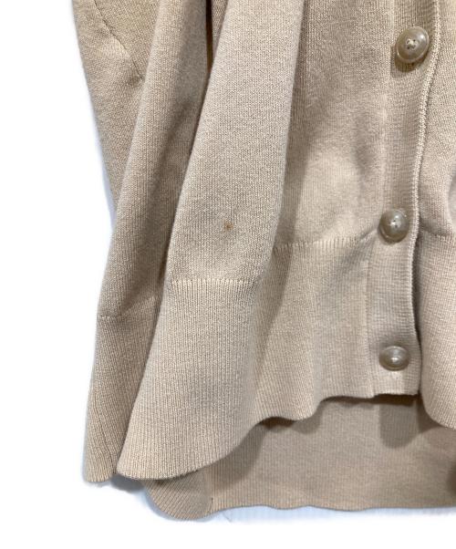 CLANE（クラネ）CLANE (クラネ) シェープラインカーディガン ベージュ サイズ:1の古着・服飾アイテム