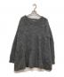CLANE（クラネ）の古着「ボートネックシャギーニットワンピース / BOAT NECK SHAGGY KNIT ONEPIECE」｜グレー