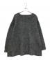 CLANE (クラネ) ボートネックシャギーニットワンピース / BOAT NECK SHAGGY KNIT ONEPIECE グレー サイズ:S：9000円