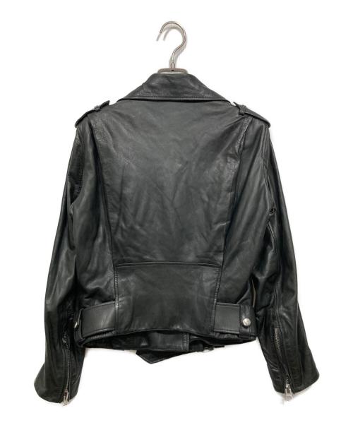 Acne studios（アクネ ストゥディオズ）Acne studios (アクネ ストゥディオズ) レザーライダースジャケット ブラック サイズ:32の古着・服飾アイテム