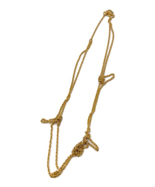 beautiful people FEELS（ビューティフルピープルフィールズ）beautiful people FEELS (ビューティフルピープルフィールズ) Messy necklace / 絡まりっぱなしネックレス ゴールドの古着・服飾アイテム